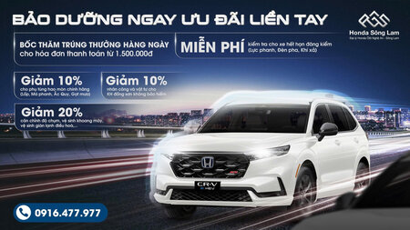 BẢO DƯỠNG NGAY – ƯU ĐÃI LIỀN TAY