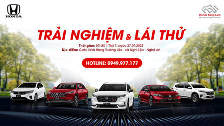 SỰ KIỆN LÁI THỬ XE HONDA TẠI XÃ NGHI LỘC ️- BỨT PHÁ GIỚI HẠN, LÀM MỚI HÀNH TRÌNH​