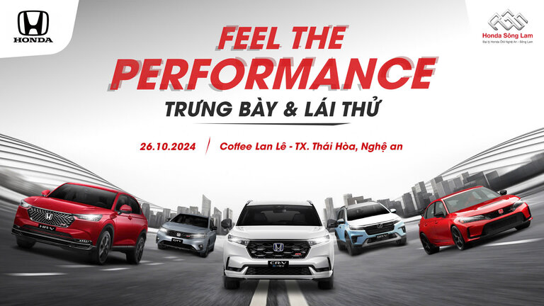 SỰ KIỆN TRƯNG BÀY, LÁI THỬ VÀ TRẢI NGHIỆM CÁC DÒNG XE HONDA TẠI THÁI HÒA - NGHỆ AN