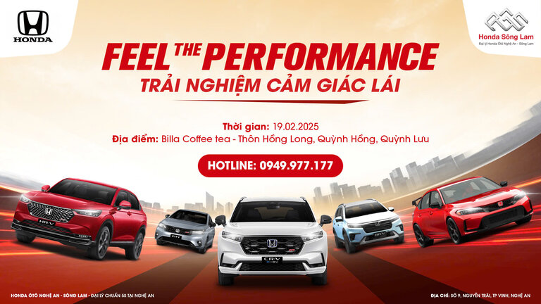 SỰ KIỆN TRƯNG BÀY & LÁI THỬ XE CHÀO XUÂN 2025 CÙNG HONDA ÔTÔ SÔNG LAM - NGHỆ AN